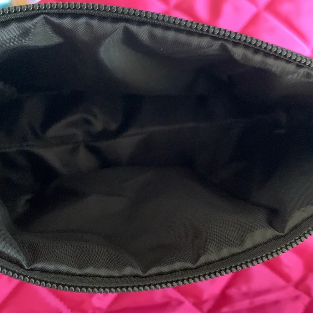 Billie Eilish Black Quilted Cosmetic Pouch